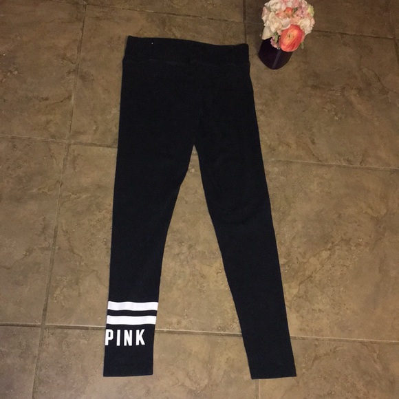 PINK Victoria's Secret Pants - Pink! Victoria Secret Small Black Yoga Pants